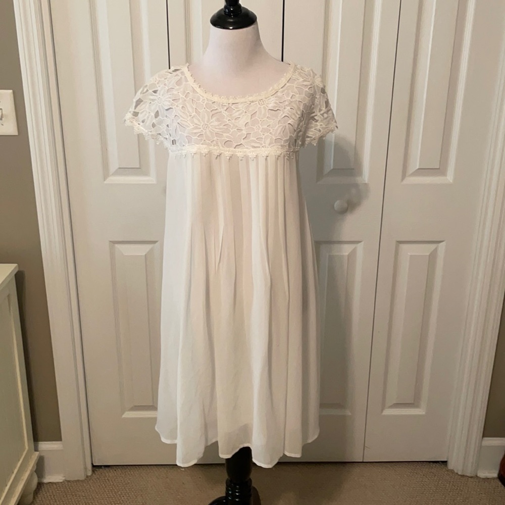 Creme color dress